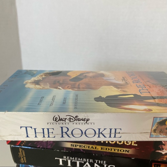 2 Disney Sports Classics “The Rookie”, NEW pristine, Sealed, 'The Titan', VHS - Picture 3 of 4